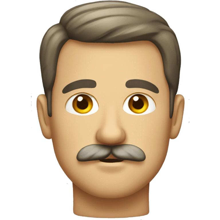 German guy with short mustach emoji