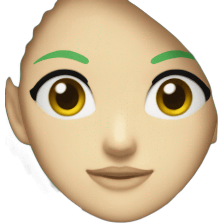 Roronoa zoro but as a woman emoji