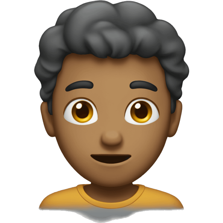 Person with head turned slightly to the left with the expression that they moved their head.  The persons eyes are rolled up.  emoji