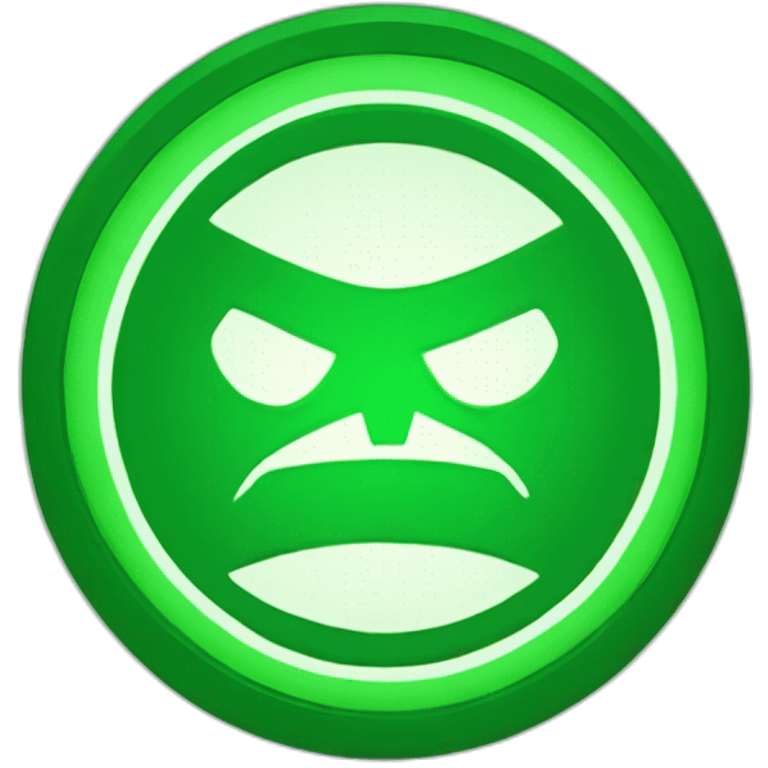 green lantern logo emoji