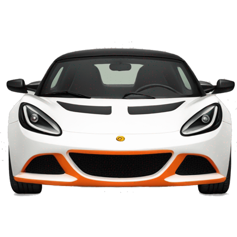 Lotus car orange emoji