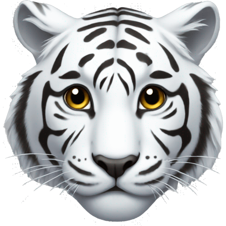 White tiger emoji