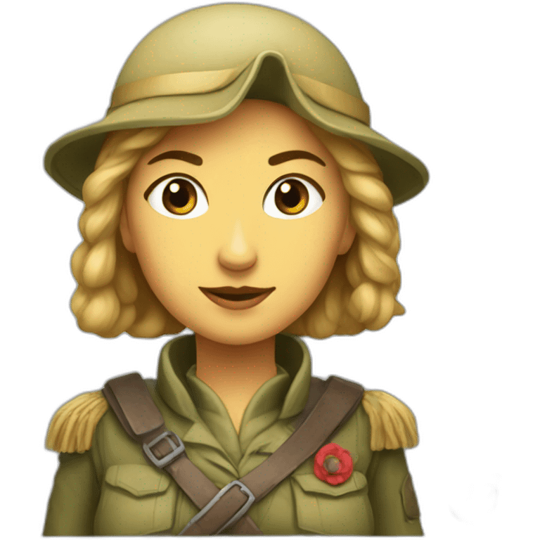 femme de la guerre emoji