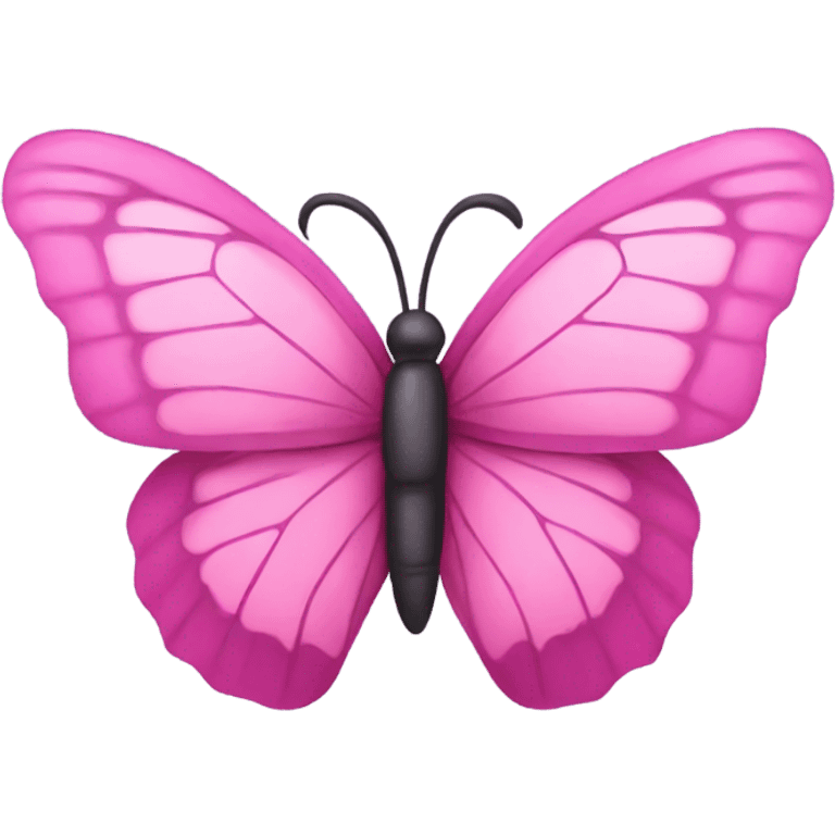 pink butterfly  emoji