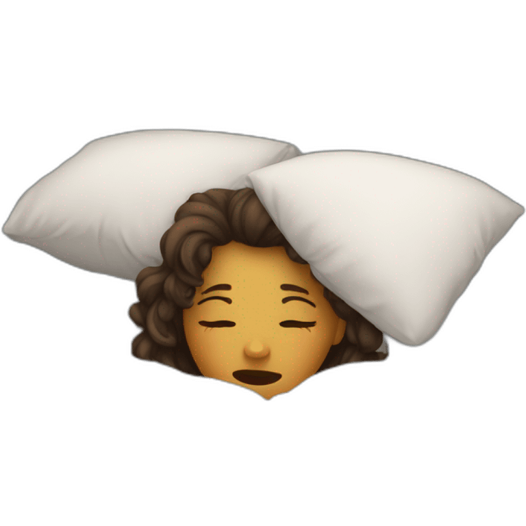 Girl crying in her bed emoji