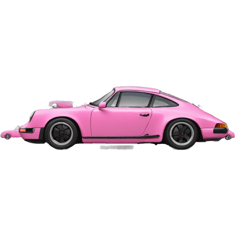 Pink Porsche  emoji