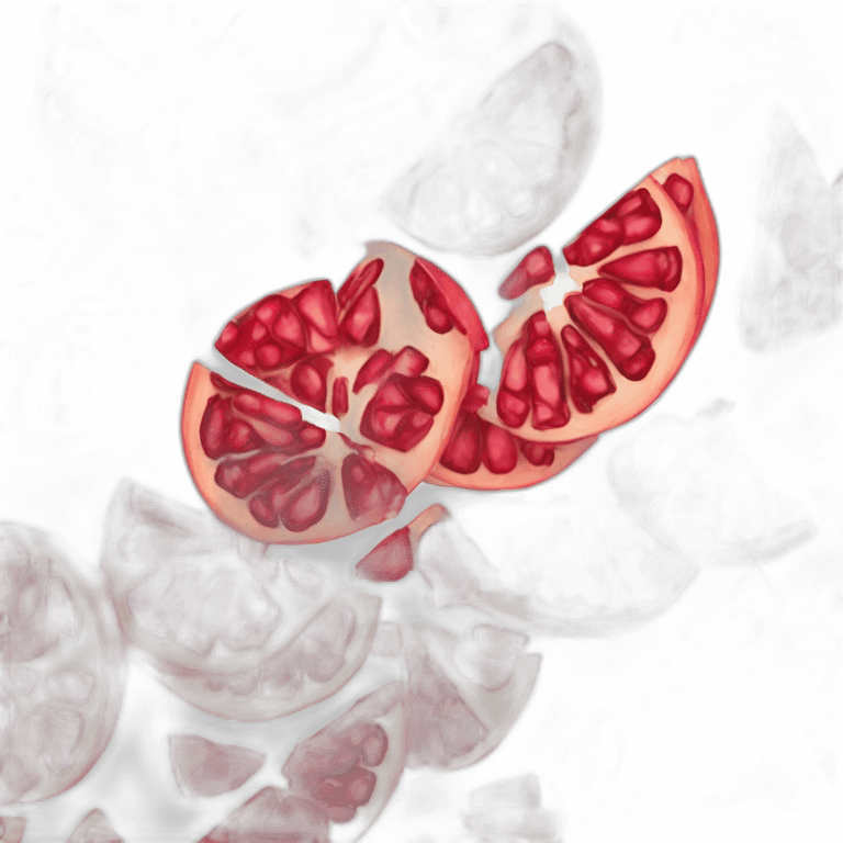 sliced-pomegranate emoji