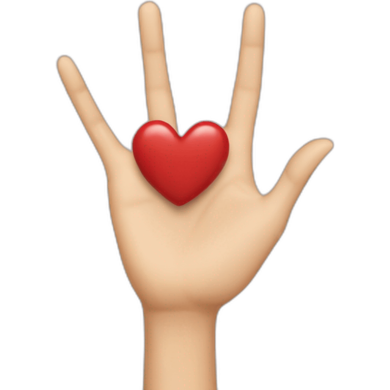 Taylor Swift heart hand emoji