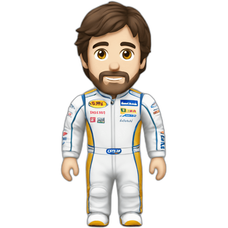 Fernando Alonso con ropa de ikea emoji