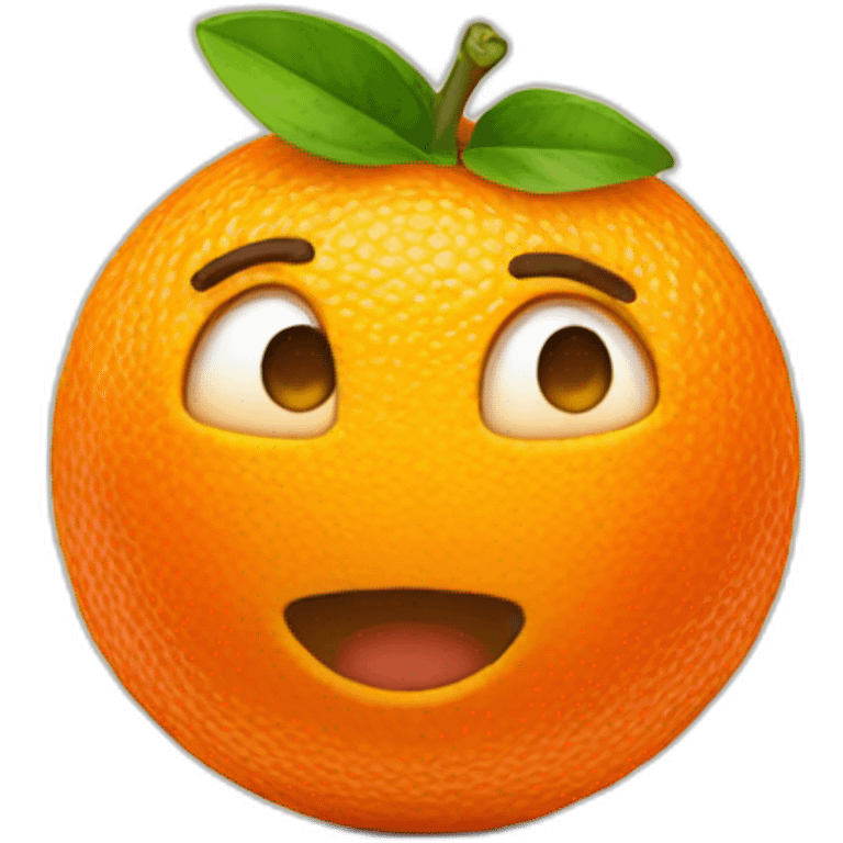 tangerine emoji