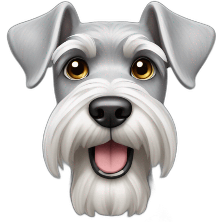 light grey schnauzer emoji