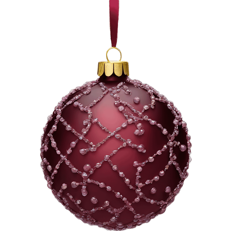 Wine colored ornament elegant emoji