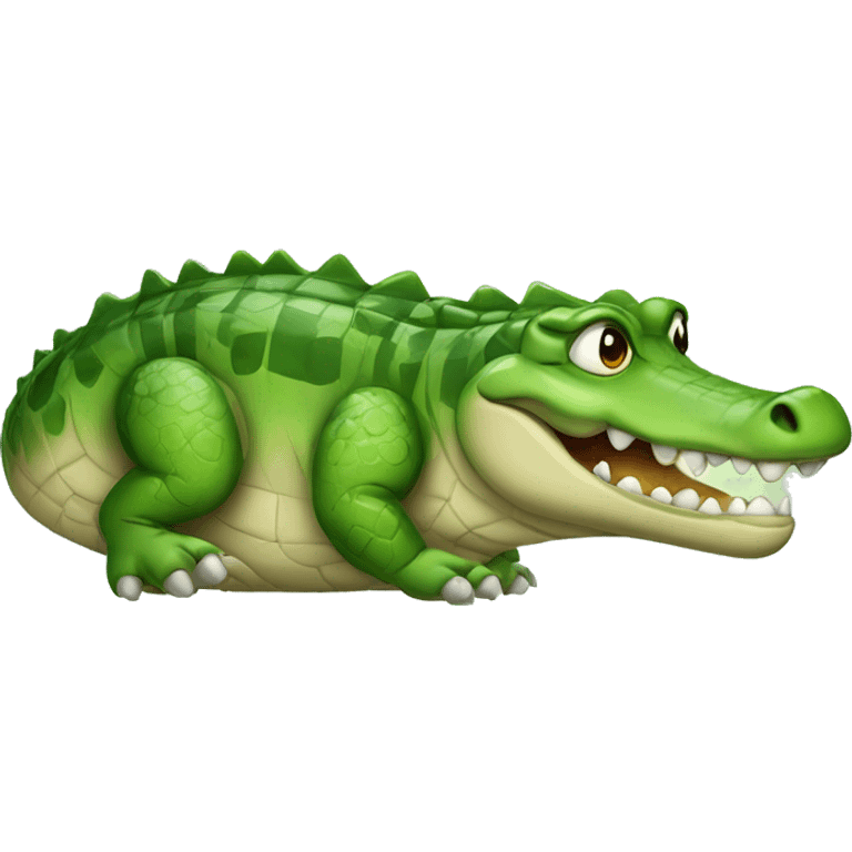 crocodile with highlights emoji