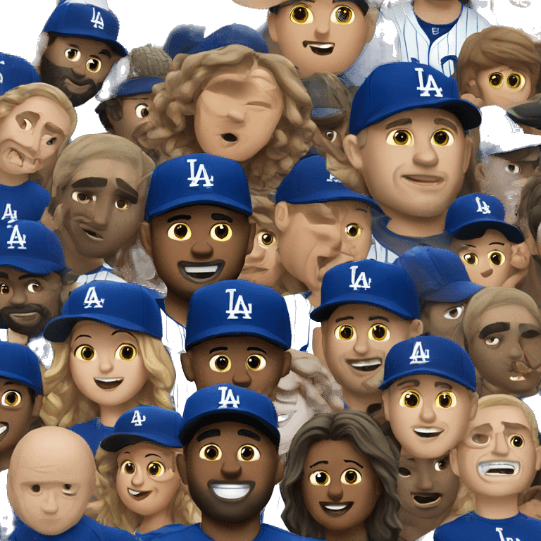 Dodgers emoji emoji