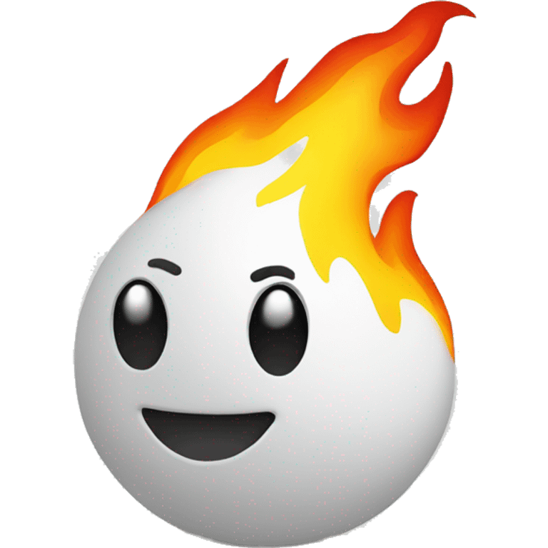 Linux on fire emoji