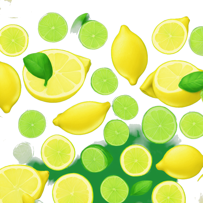 lemon and lime emoji