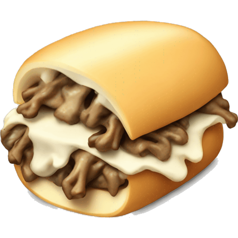 Sad cheesesteak emoji