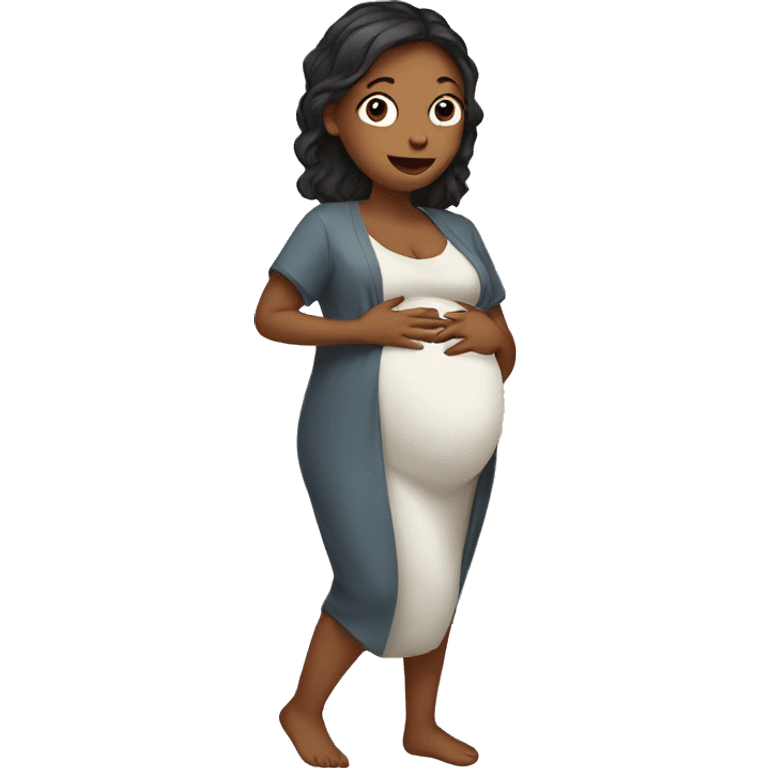 pregnant woman emoji