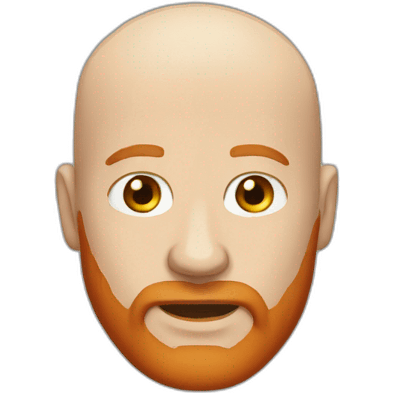 bald white man with red beard emoji