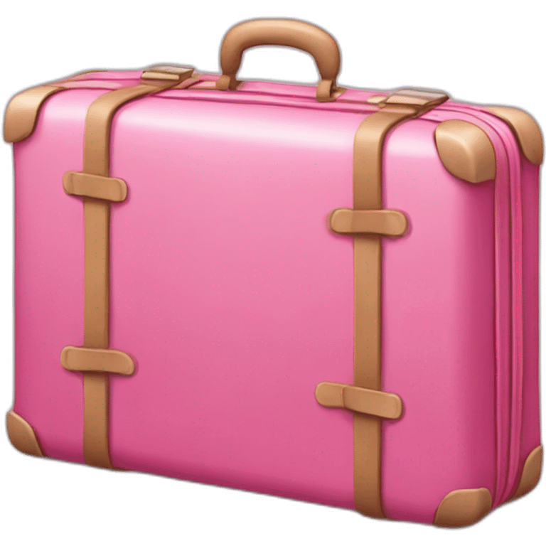 Pink suitcase emoji