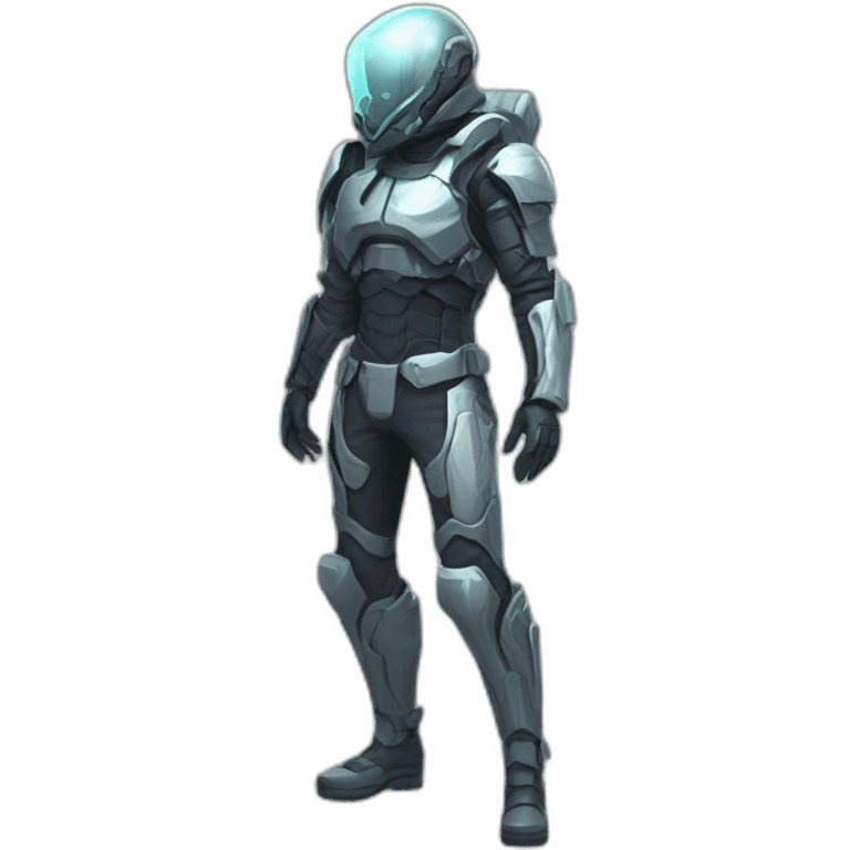 futuristic Phantom Infiltration armored pants ghost effect emoji