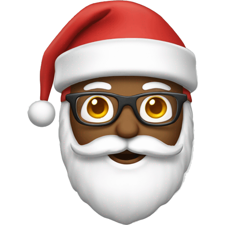 Santa holding AR  emoji