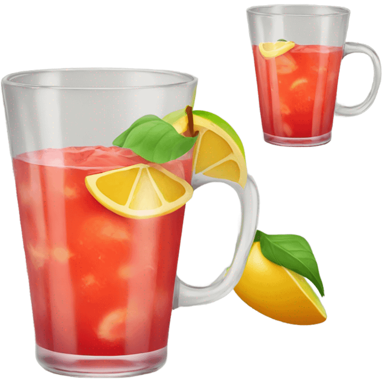 fruit punch in glass emoji