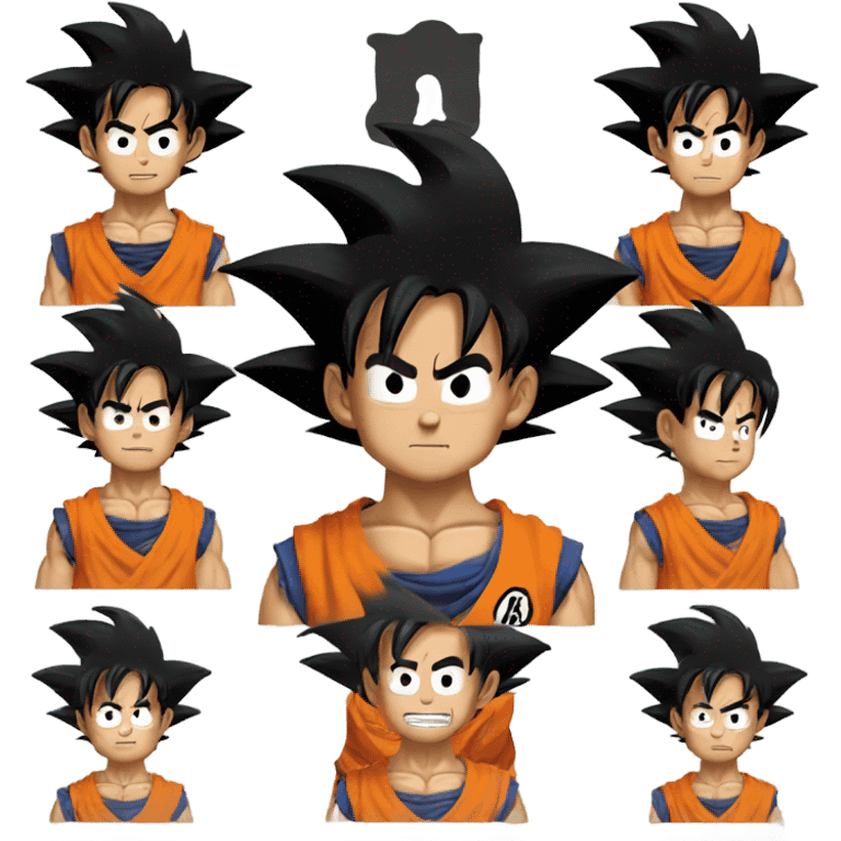 Goku from dragon ball z emoji