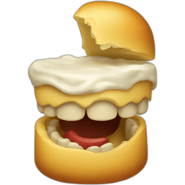 Grosse bite emoji