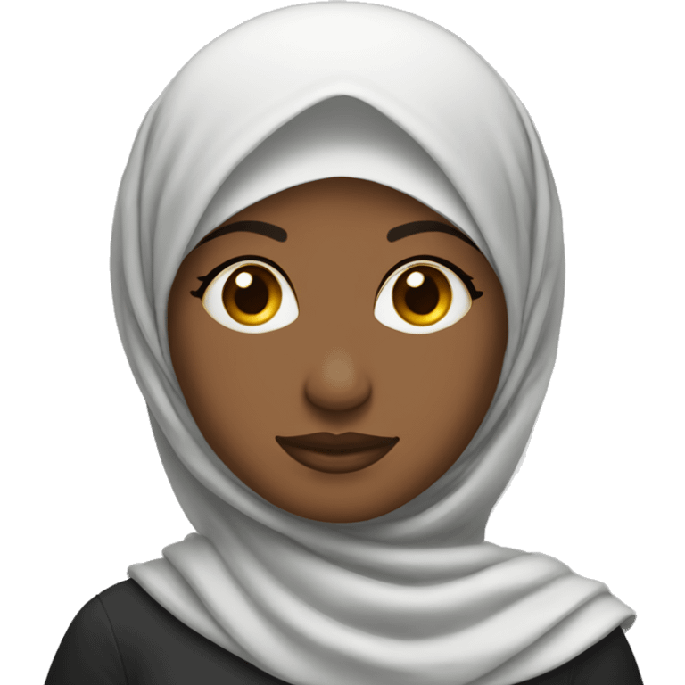 hijabi with kufiyeh on shoulder  emoji