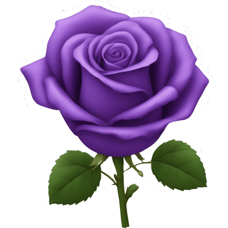 purple rose emoji