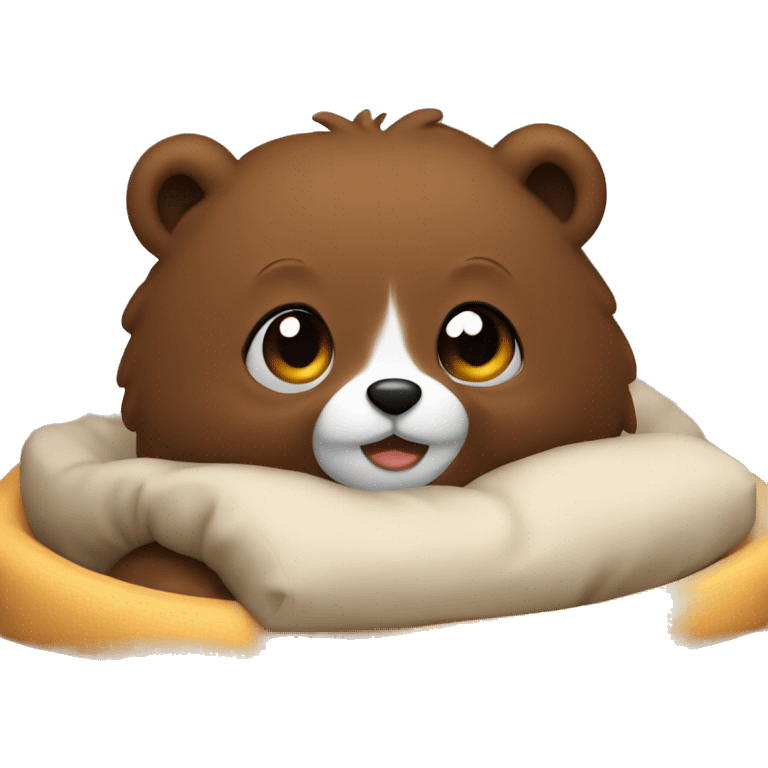 Cozy brown emoji