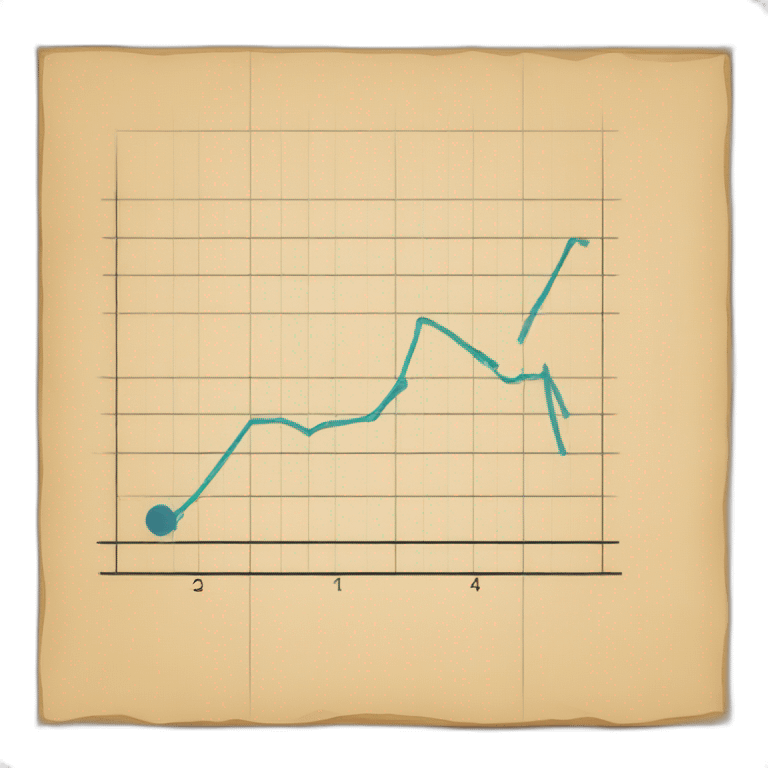 board with graph emoji