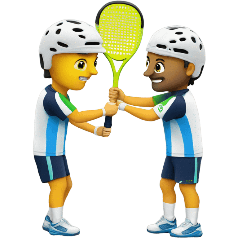 Padel partners emoji