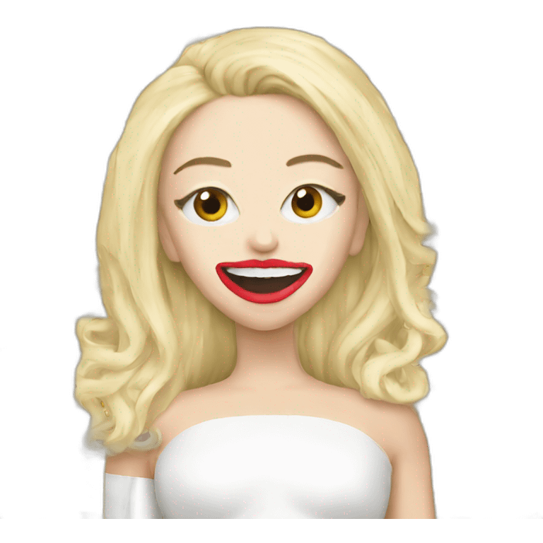 Lady Gaga mixed with Madonna emoji