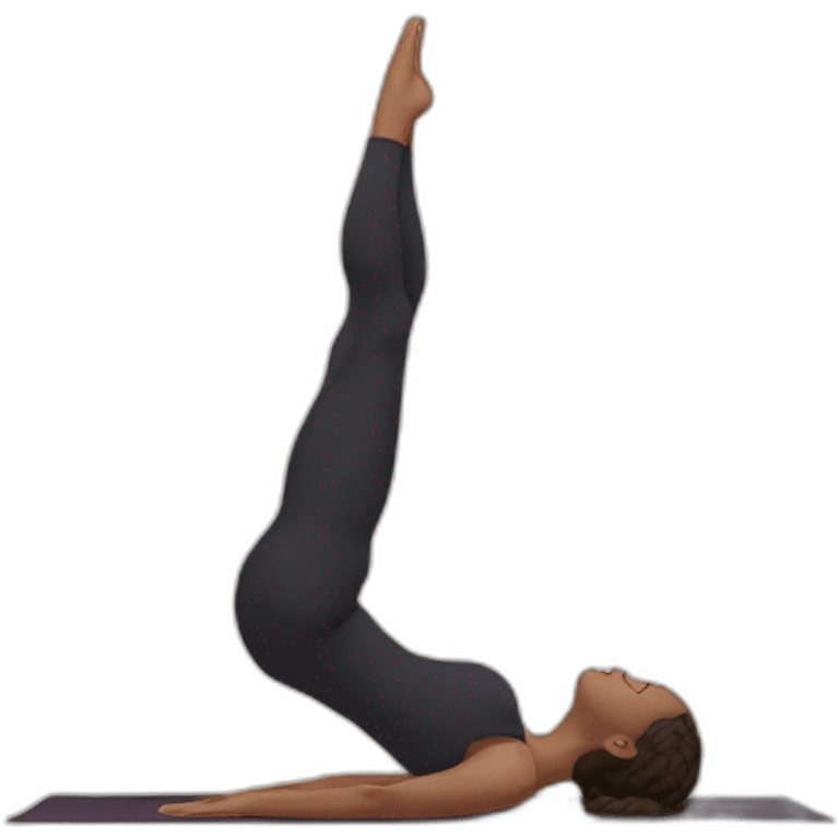 Yoga sirsasana emoji