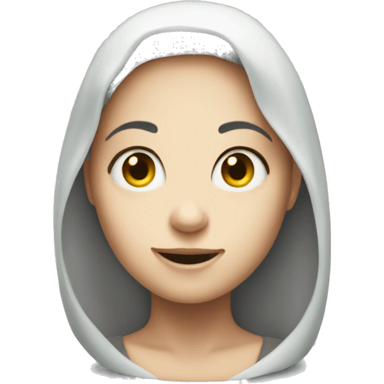 Fiona a ghost behind you emoji