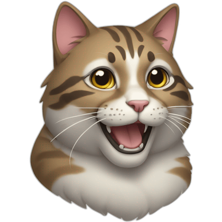 LOUGHING CAT emoji