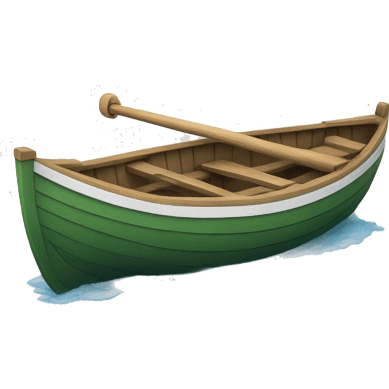 Realistic row boat emoji