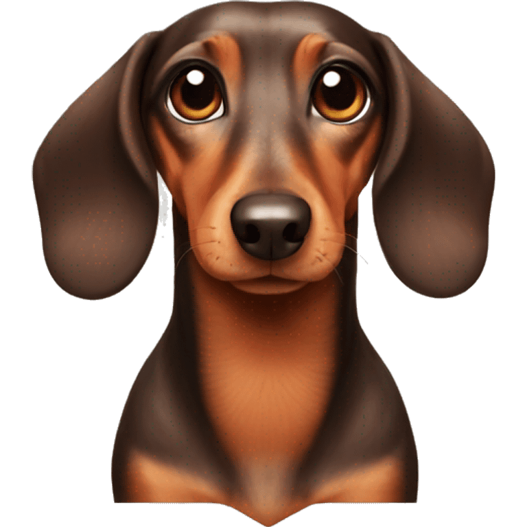 Dachshund cute face lovely emoji