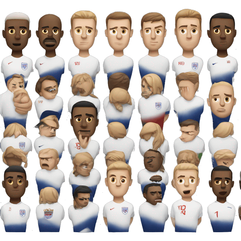 England lost european football championships  emoji