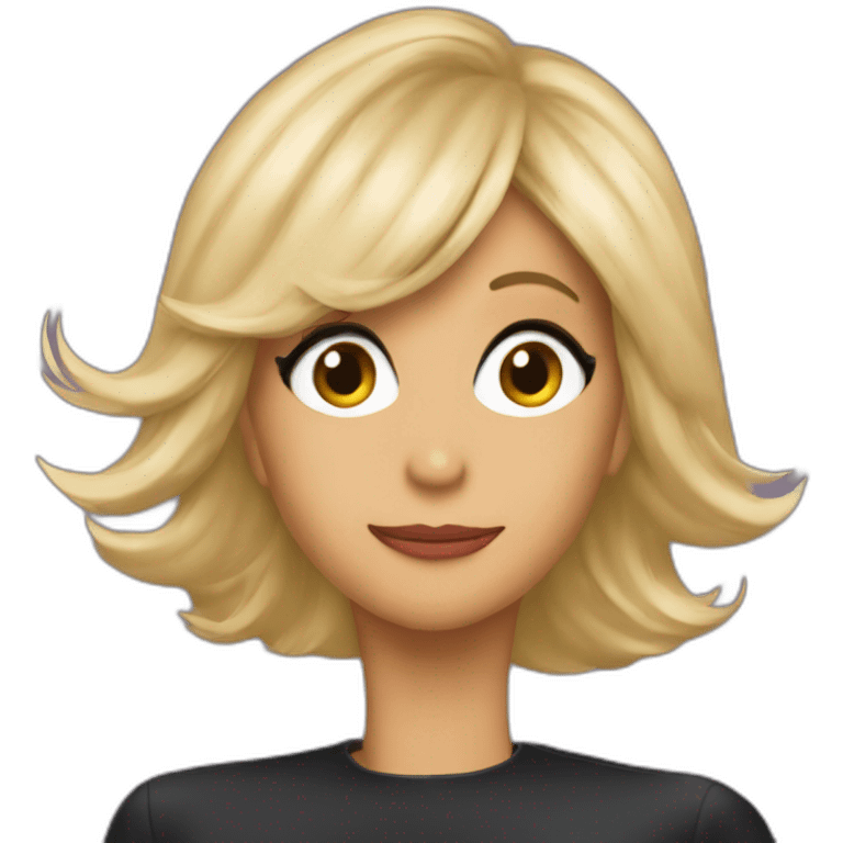 Brigitte Macron kiss emoji