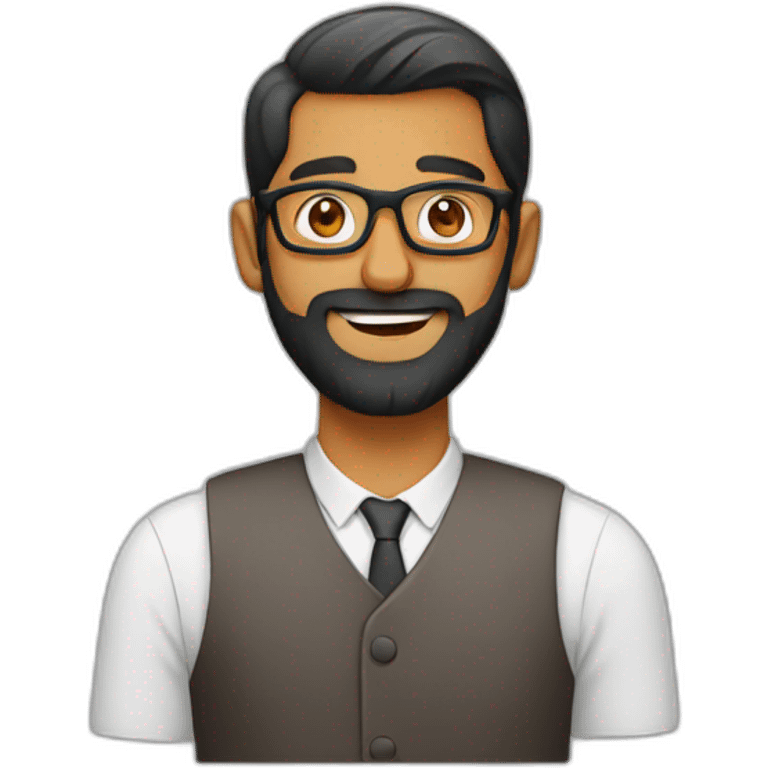 indian-guy-with-beard-and-glasses emoji