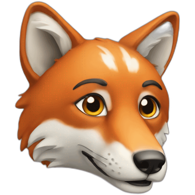 renard en colere emoji