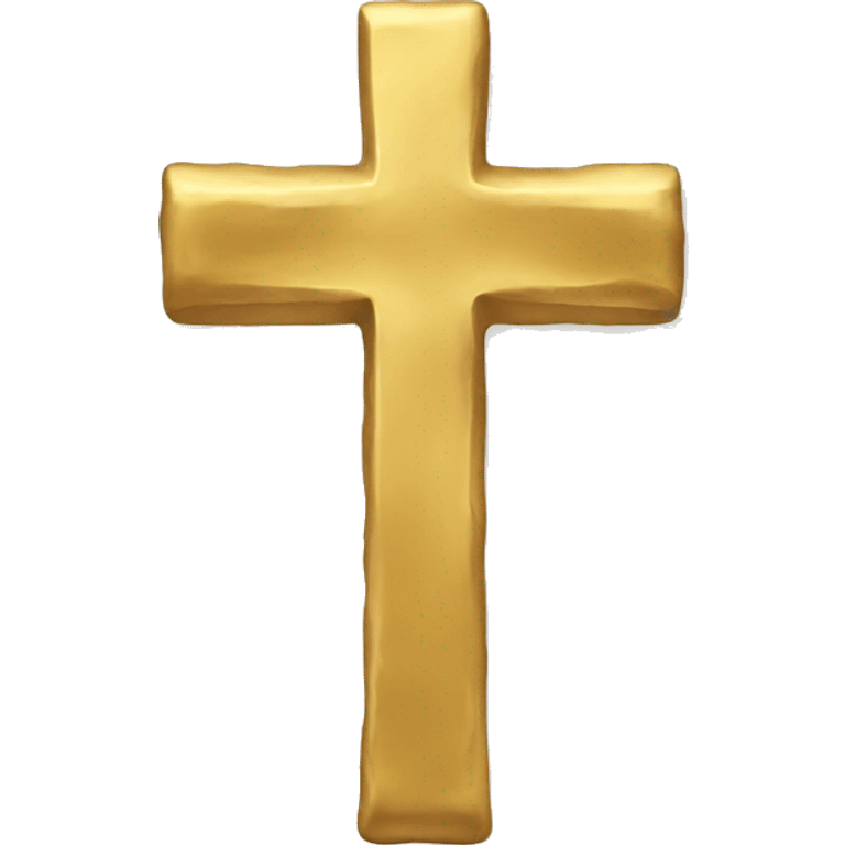 Gold cross emoji