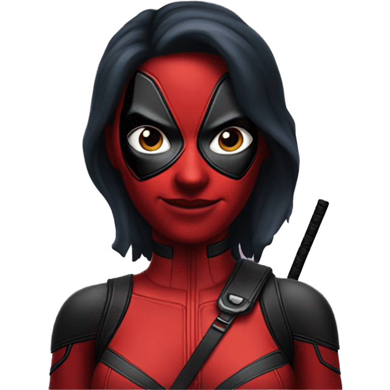 deadpool woman version emoji