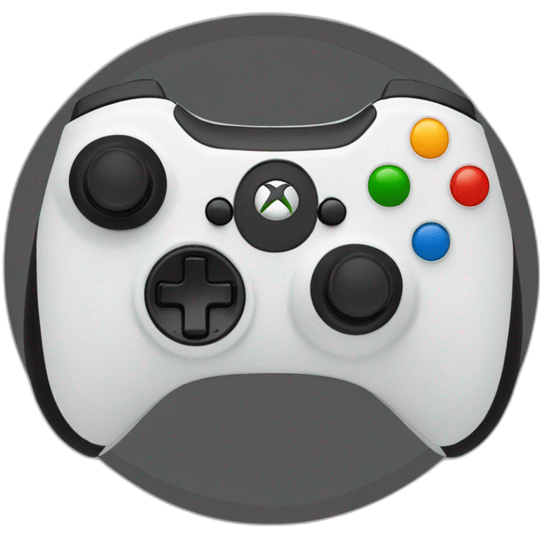 xbox controller black emoji