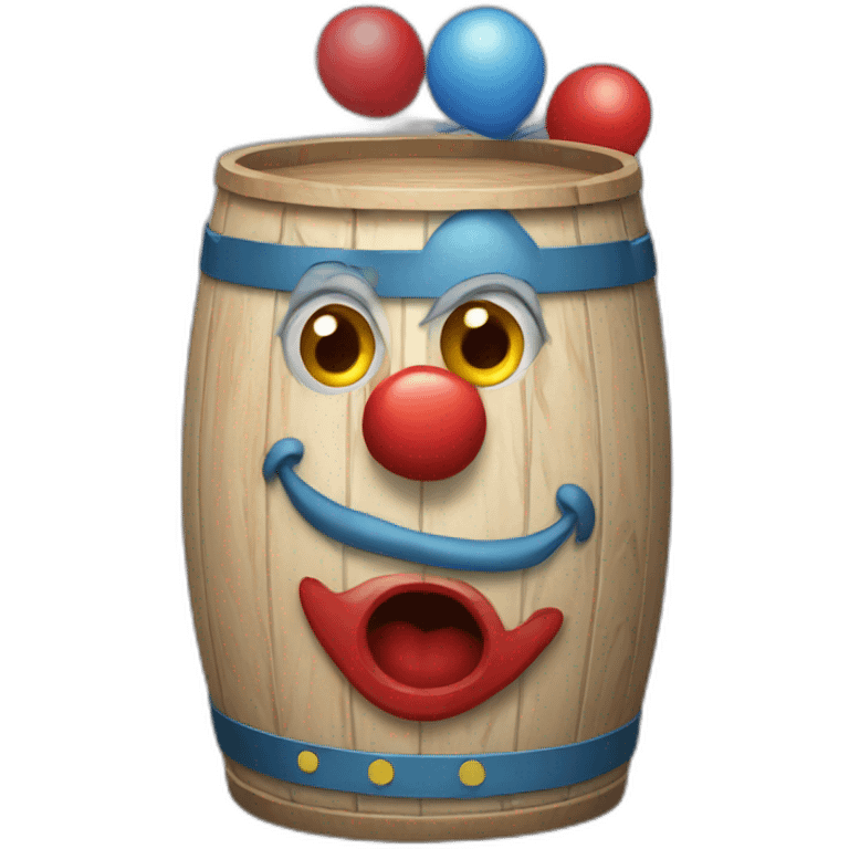 clown barrel emoji