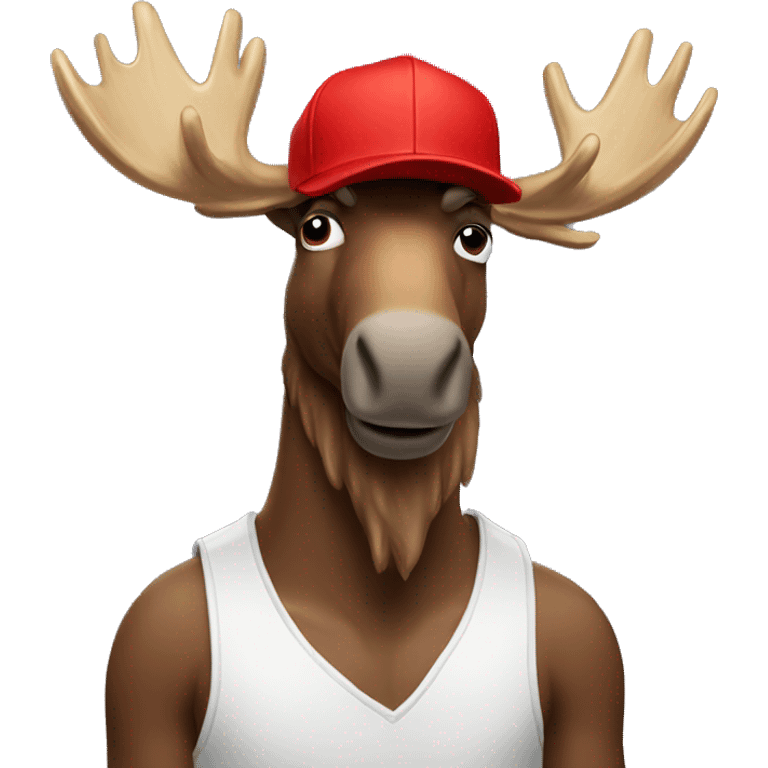 MAGA cap moose emoji