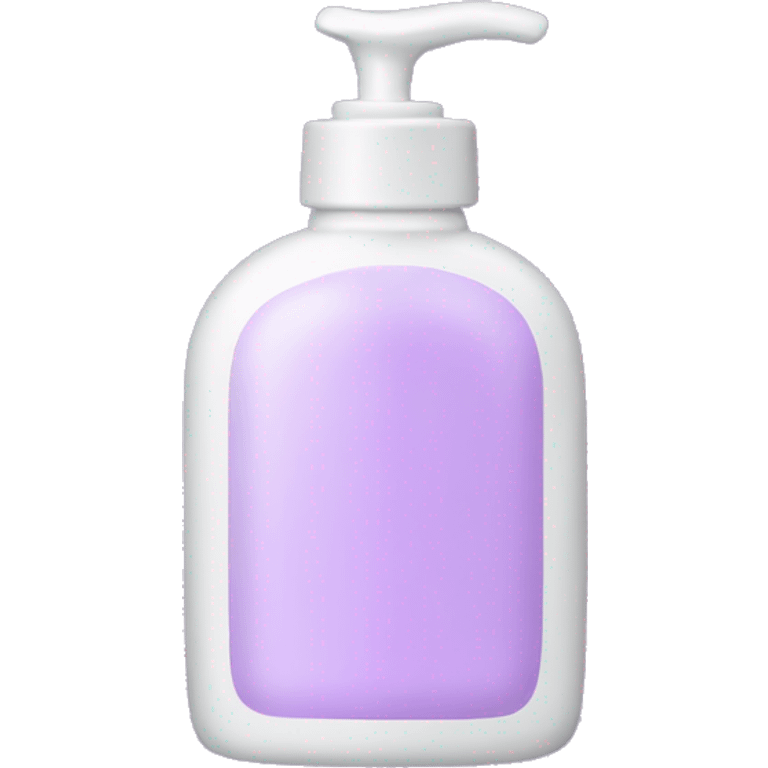 Light purple lotion bottle emoji